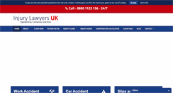 Desktop Screenshot of injury-lawyersuk.com